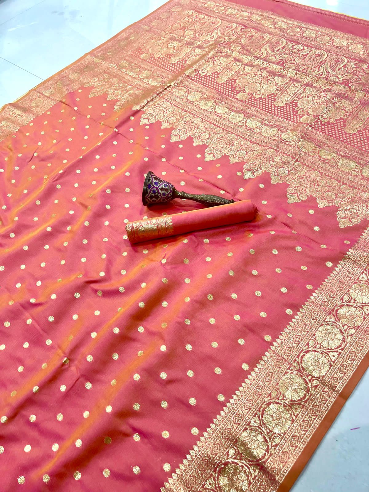 Super Hit Pure Soft Banarasi Silk Saree with Original Gold Jari & Heavy Weaving | Running Blouse | Premium Quality