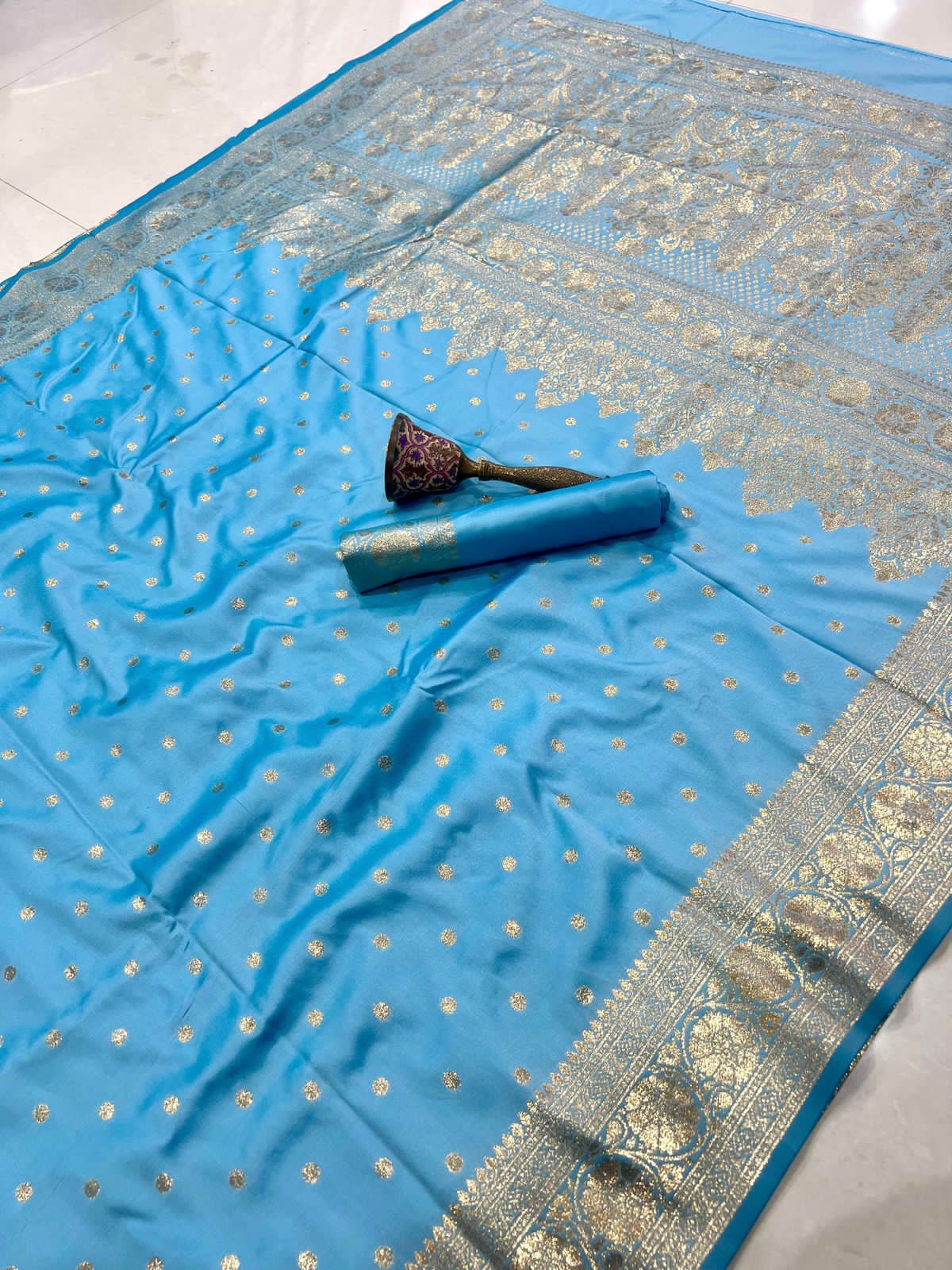 Super Hit Pure Soft Banarasi Silk Saree with Original Gold Jari & Heavy Weaving | Running Blouse | Premium Quality