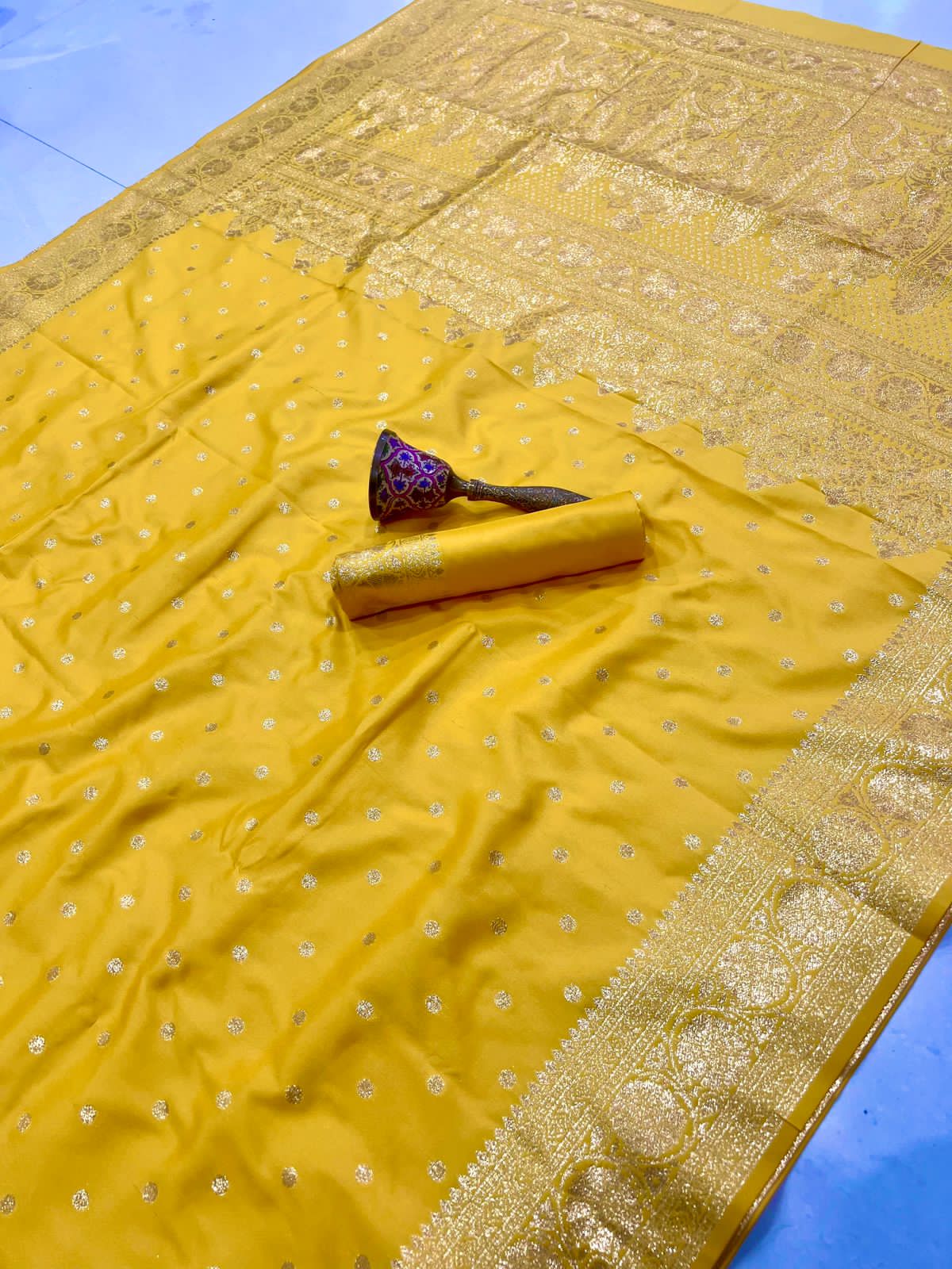 Super Hit Pure Soft Banarasi Silk Saree with Original Gold Jari & Heavy Weaving | Running Blouse | Premium Quality