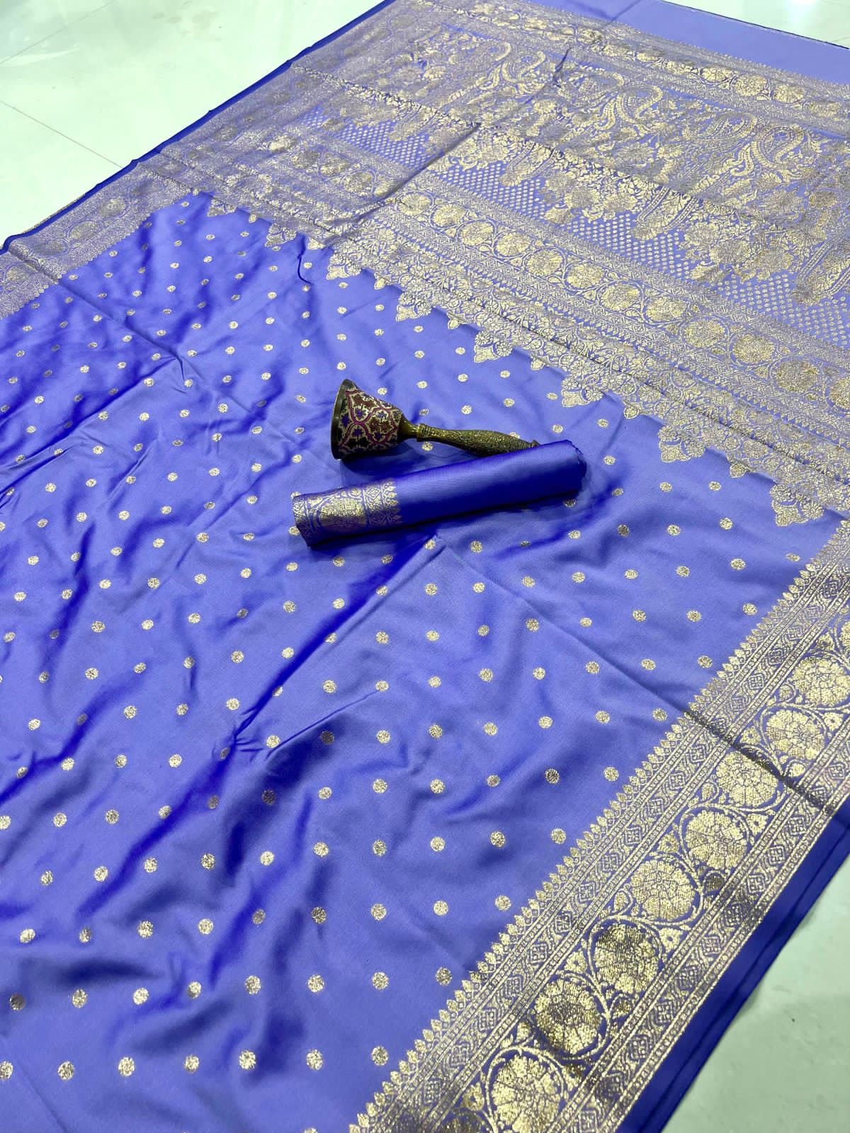 Super Hit Pure Soft Banarasi Silk Saree with Original Gold Jari & Heavy Weaving | Running Blouse | Premium Quality