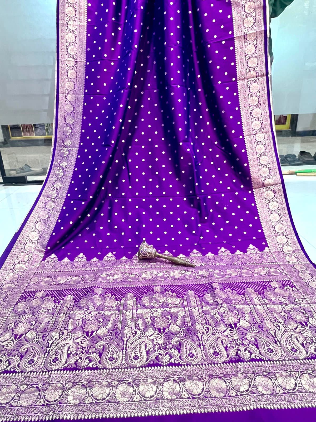 Super Hit Pure Soft Banarasi Silk Saree with Original Gold Jari & Heavy Weaving | Running Blouse | Premium Quality