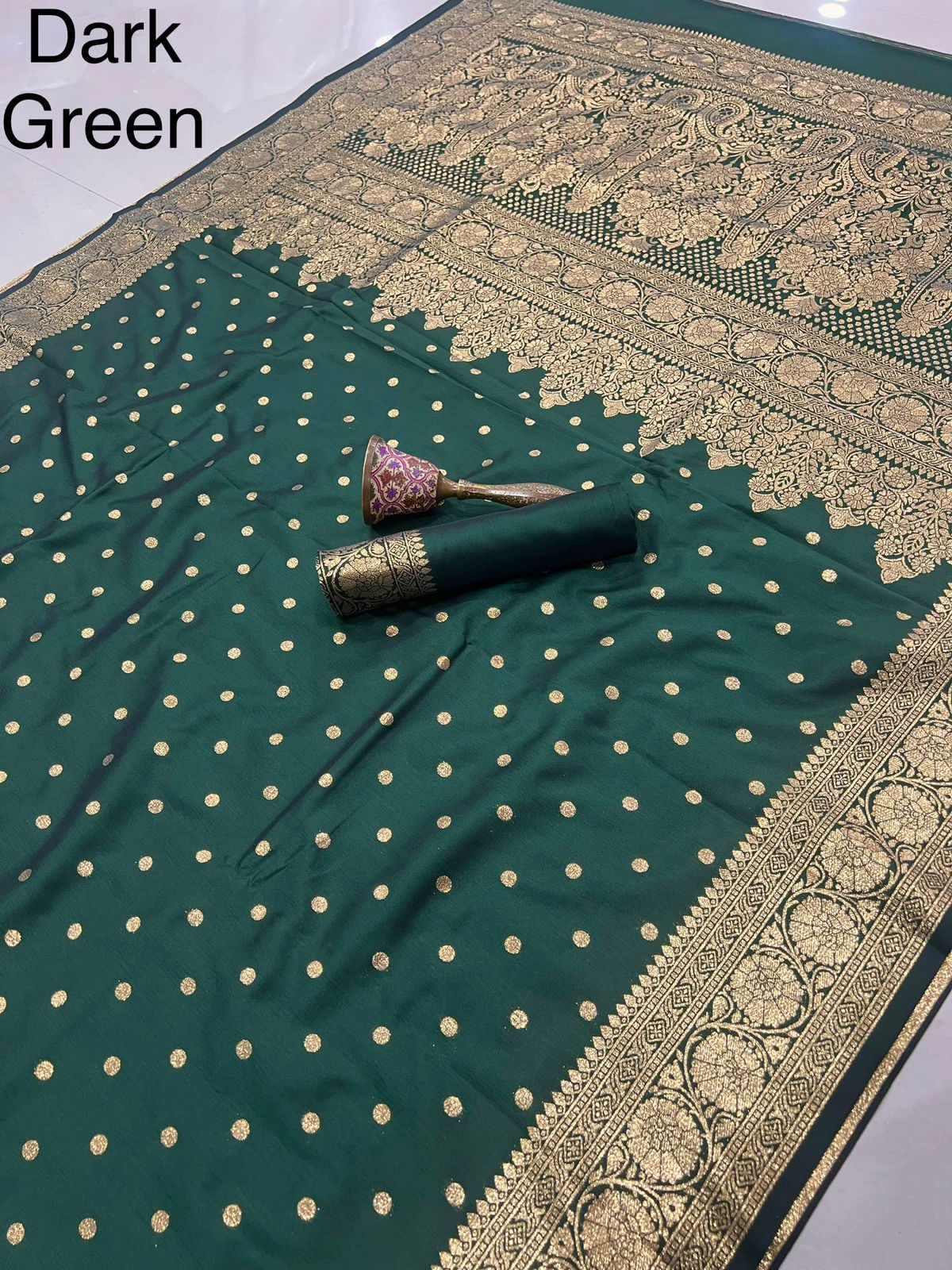 Super Hit Pure Soft Banarasi Silk Saree with Original Gold Jari & Heavy Weaving | Running Blouse | Premium Quality