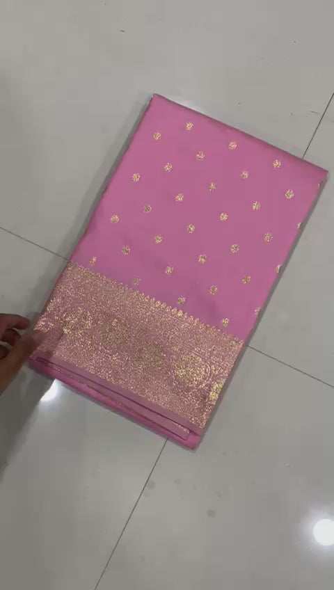 Super Hit Pure Soft Banarasi Silk Saree with Original Gold Jari & Heavy Weaving | Running Blouse | Premium Quality